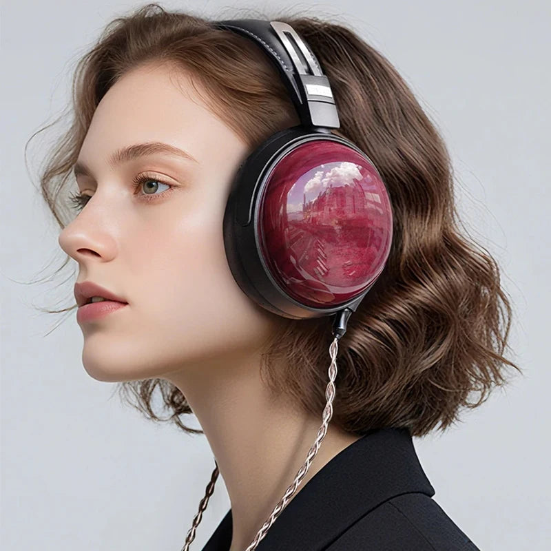 FIIO FT13 Closed-Back 60mm Dynamic Driver Purpleheart Wooden Headphones