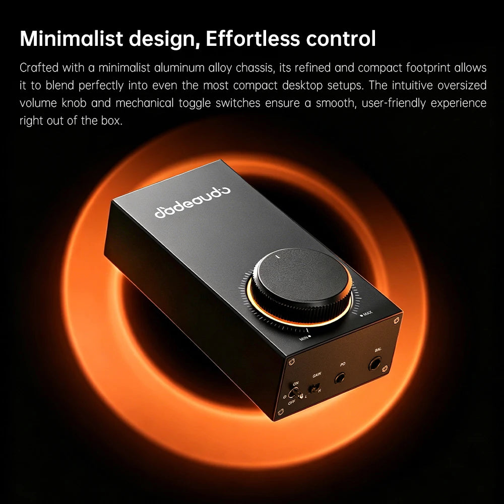 FiiO GIGAS1 Desktop Headphone Amplifier — Class AB Discrete Transistor