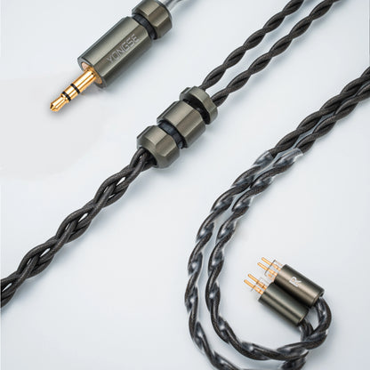 Angelears × YONGSE Fujin Flagship IEM Cable | Furukawa Silver-Gold Alloy + Palladium-Plated + OCC