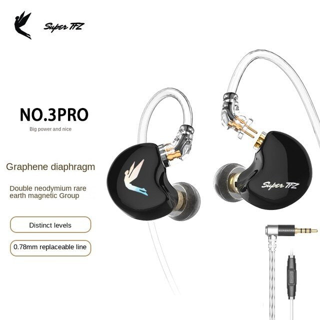 TFZ NO.3 Pro Supertfz In Ear Headphones Hifi 3.5mm/Type-c Earphone - The HiFi Cat