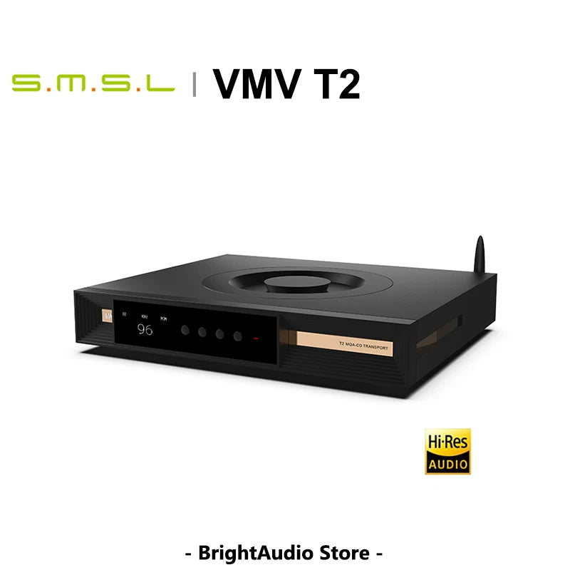 SMSL VMV T2 High-Resolution Digital Media Center CD Player