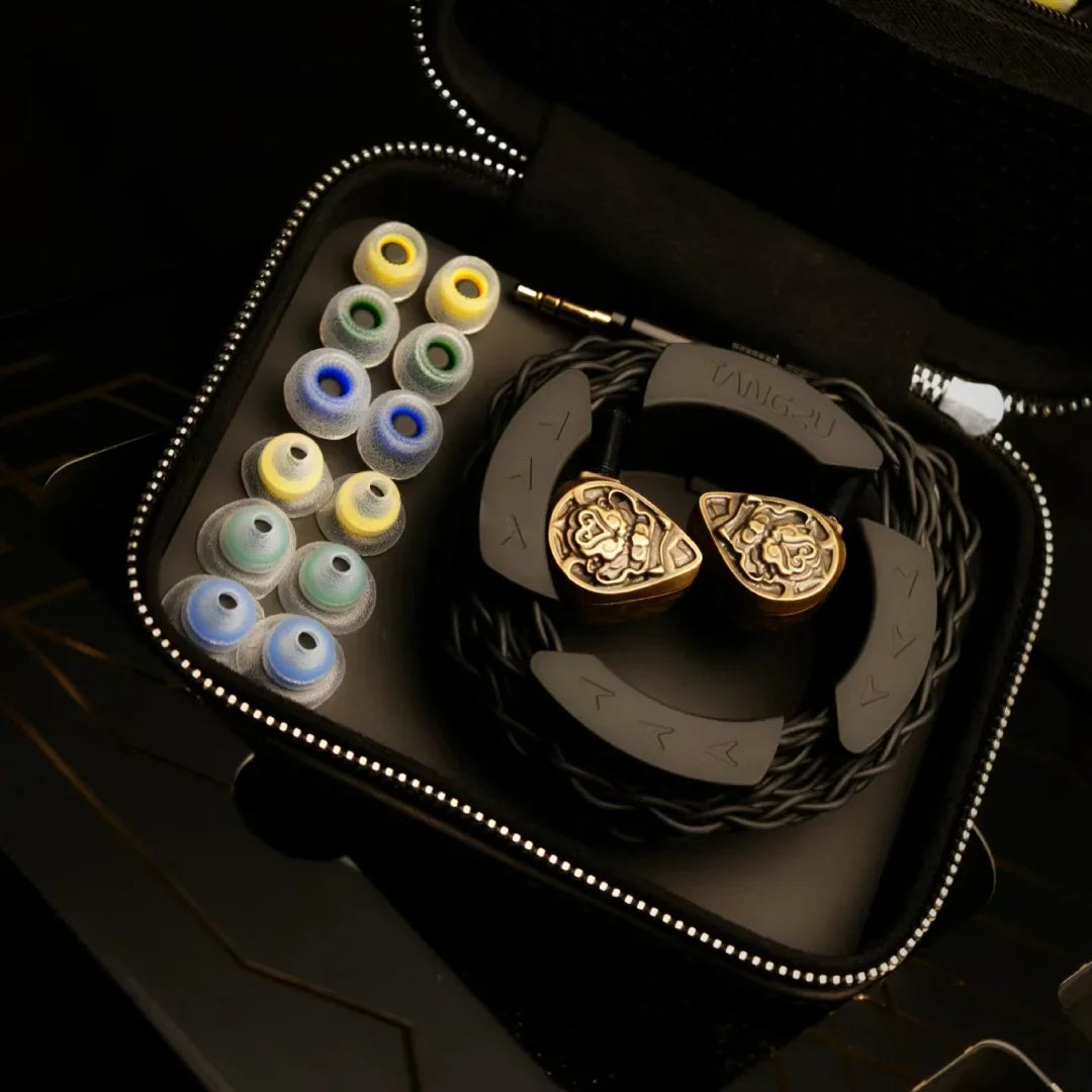 TangZu XuanWu Gate II 9-Driver Flagship IEMs with Swappable 3.5mm/4.4mm Plugs