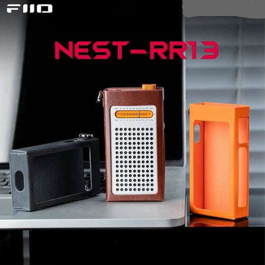 FiiO RR13 Leather Protective Case | PU Leather | Black / Brown / Orange