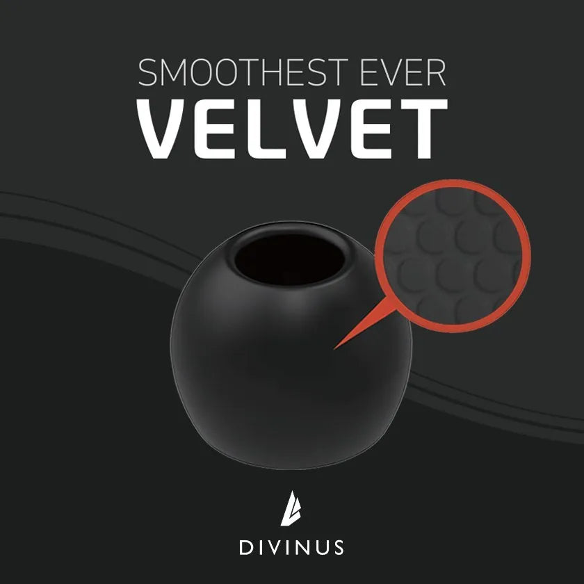 Divinus Velvet Silicone Nozzle Size 3-5mm Earphones Ear Tips - The HiFi Cat