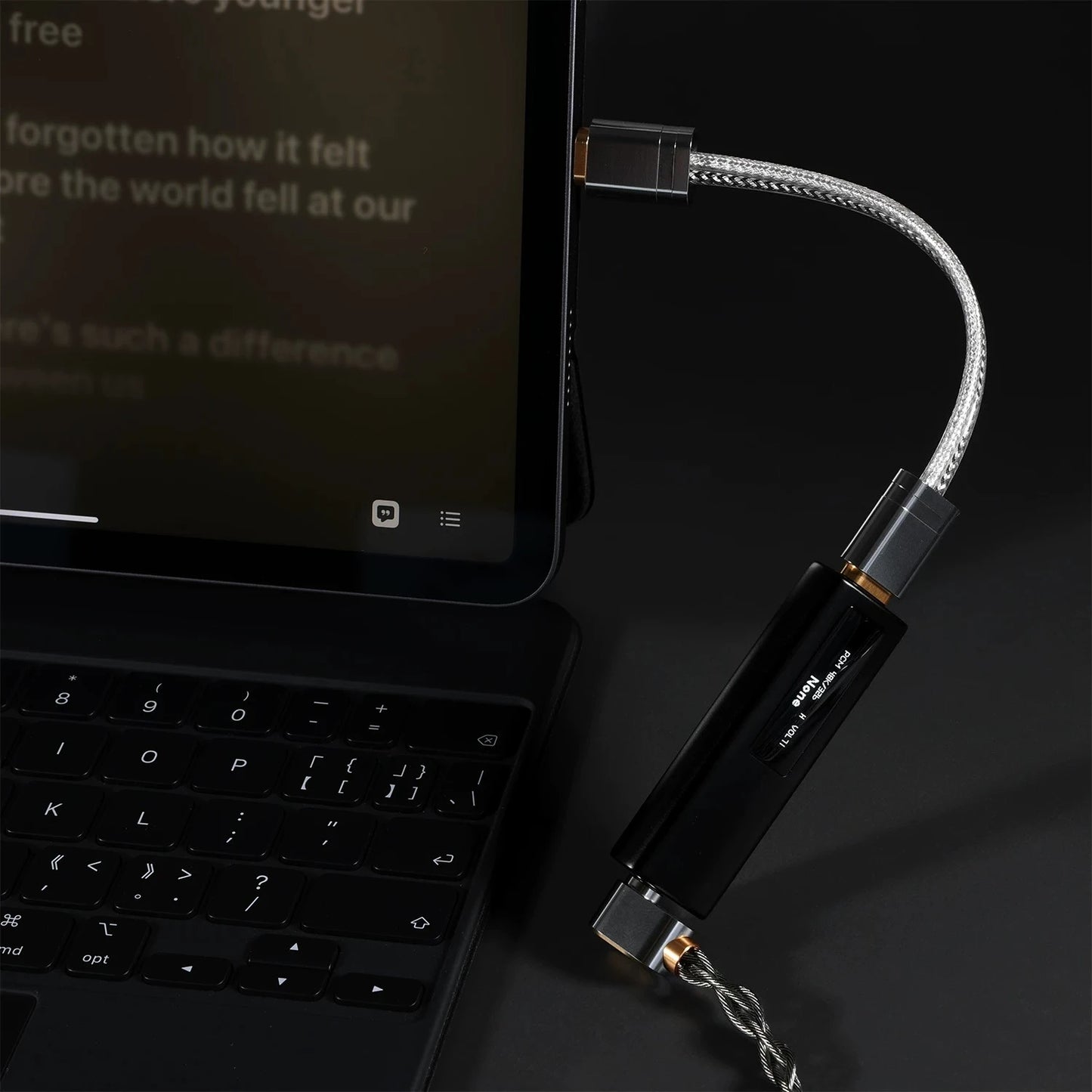 ddHiFi TC09BC USB-C to USB-B Pure Silver Double-Shielded HiFi Decoding Cable
