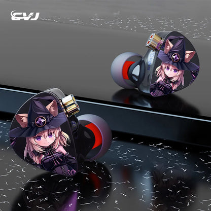 CVJ Nightelf Dual-channel three-unit 3.5mm metal plug in ear earphones - The HiFi Cat