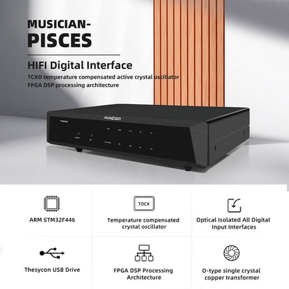 MUSICIAN PISCES HIFI Digital Interface I2S Accurate FEMTO Clock - The HiFi Cat