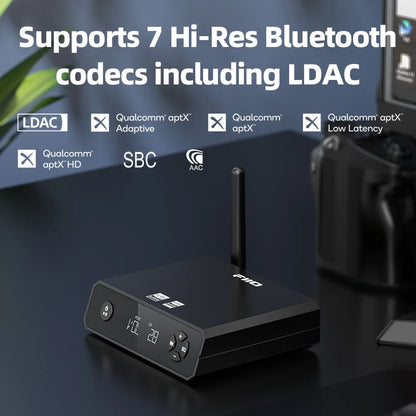 FiiO BR13 Hi-Res Audio Bluetooth 5.1 Receiver Headphone Amplifier