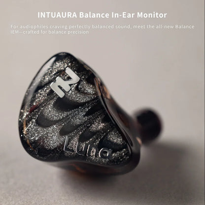 INTUAURA Balance HIFI Wired In-ear Earphone Ultra-Wideband Dynamic Driver with Silver-Plated 0.78 mm Dual-Pin Detachable Cable