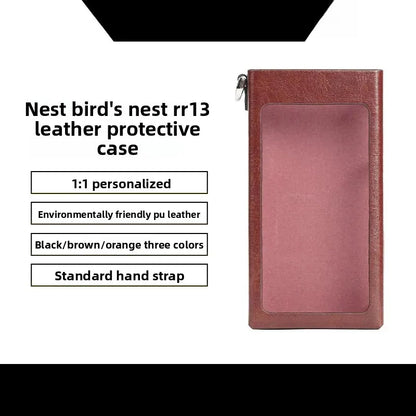 FiiO RR13 Leather Protective Case | PU Leather | Black / Brown / Orange