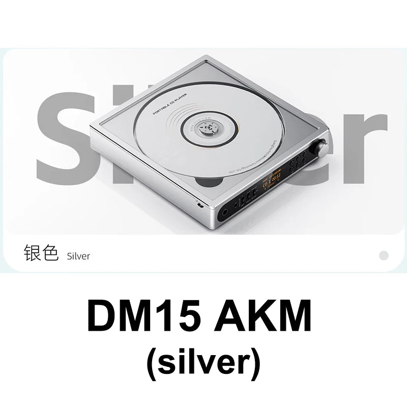 FiiO DM15 AKM Version Portable Stereo CD Player Dual AKM AK4493S DAC chips supports Track Ripping Bluetooth aptX