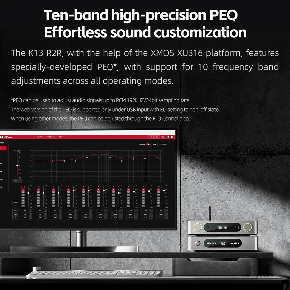 FiiO K13 R2R Desktop DAC Headphone AMP