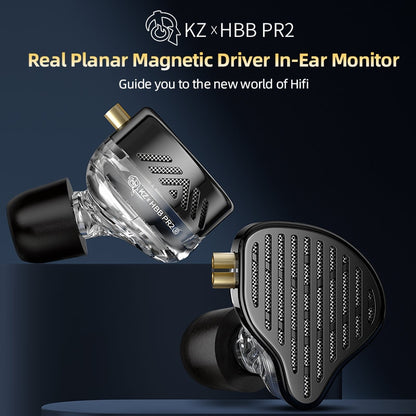 KZ x HBB PR2 In-Ear Metal Earphones Planar Magnetic Driver IEM - The HiFi Cat