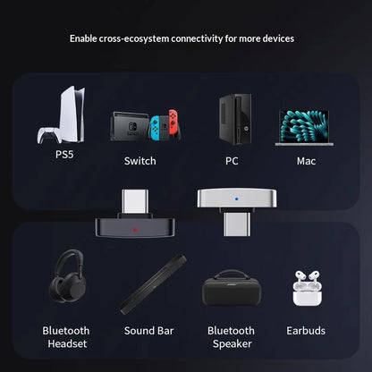 Questyle QCC Dongle Pro2 BT Transmitter | Bluetooth 6.1 LDAC LHDC