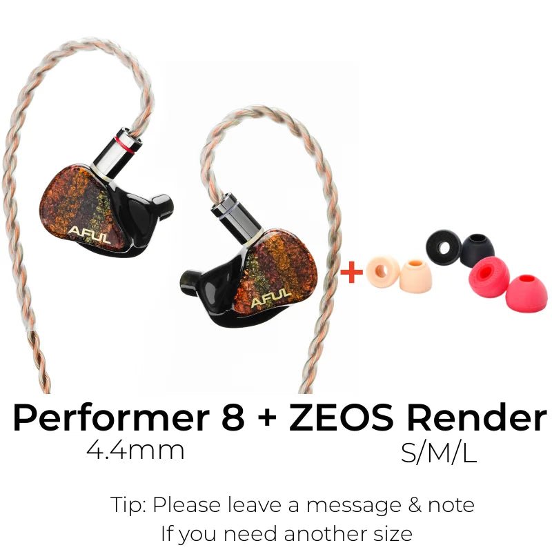 AFUL Performer 8/Performer8 Hybrid Drivers Wired Earphones 1DD+ 7BA in - Ear - The HiFi Cat