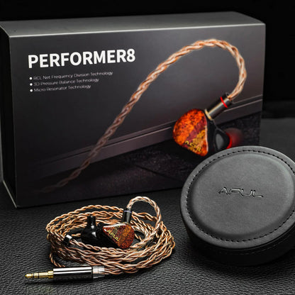 AFUL Performer 8/Performer8 Hybrid Drivers Wired Earphones 1DD+ 7BA in - Ear - The HiFi Cat