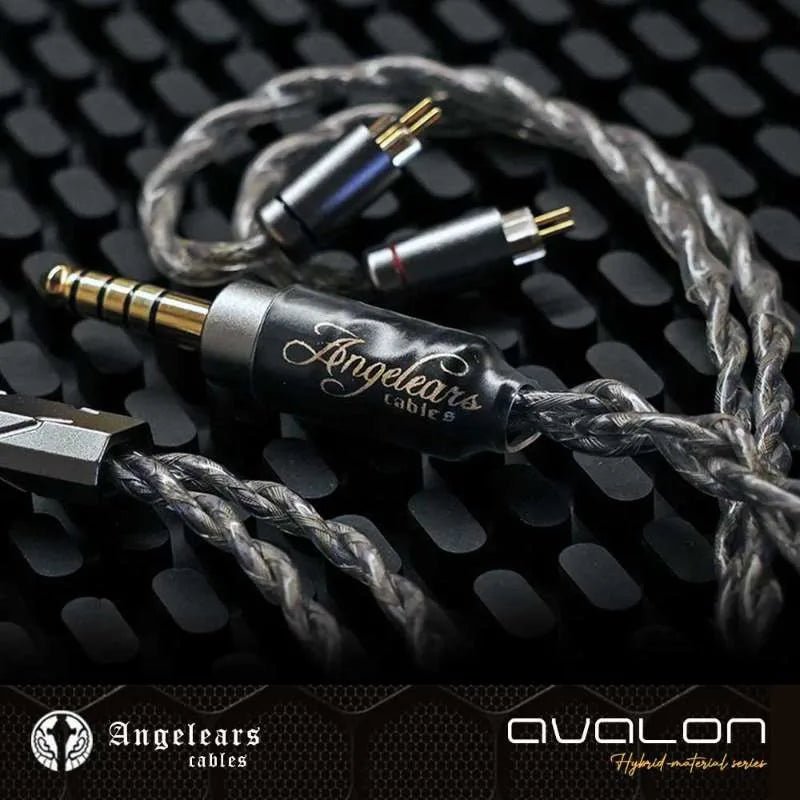 Angelears Avalon Copper - Silver Alloyplated Square - Core Graphene cable - The HiFi Cat