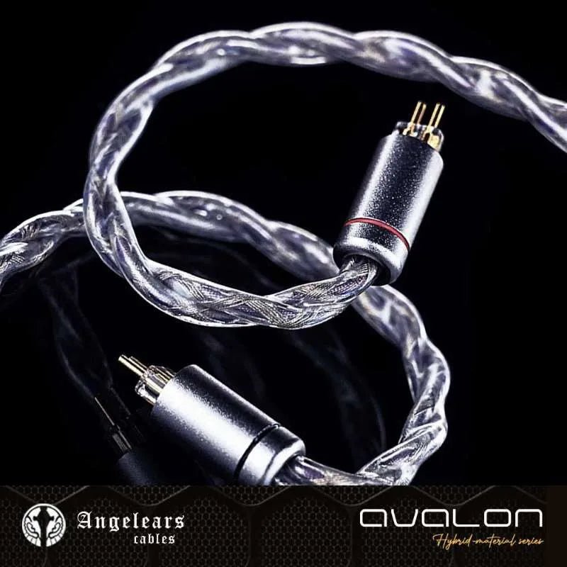 Angelears Avalon Copper - Silver Alloyplated Square - Core Graphene cable - The HiFi Cat