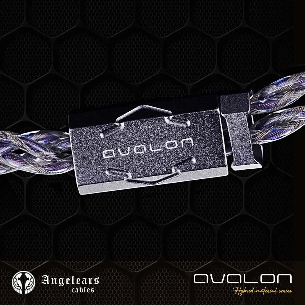 Angelears Avalon Copper - Silver Alloyplated Square - Core Graphene cable - The HiFi Cat