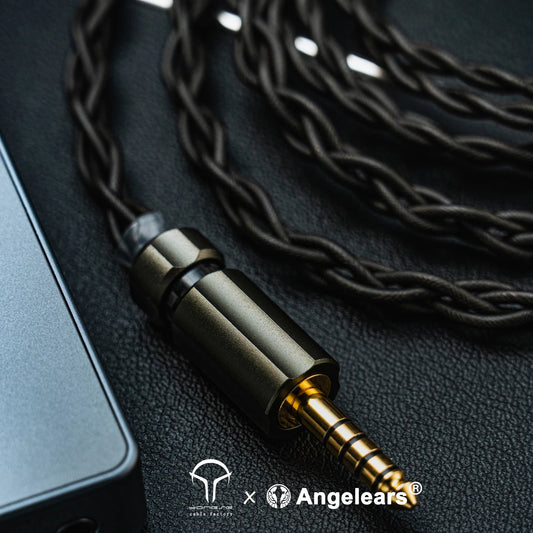 Angelears × YONGSE Fujin Flagship IEM Cable | Furukawa Silver-Gold Alloy + Palladium-Plated + OCC - The HiFi Cat