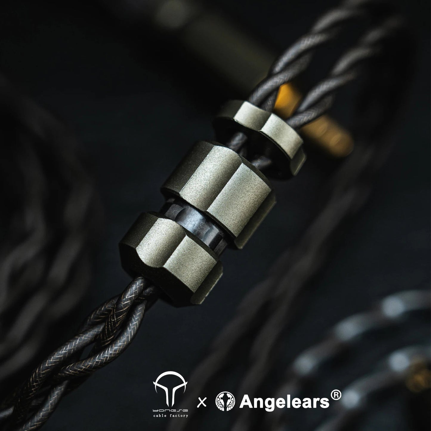 Angelears × YONGSE Fujin Flagship IEM Cable | Furukawa Silver-Gold Alloy + Palladium-Plated + OCC - The HiFi Cat