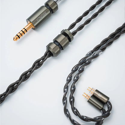 Angelears × YONGSE Fujin Flagship IEM Cable | Furukawa Silver-Gold Alloy + Palladium-Plated + OCC - The HiFi Cat