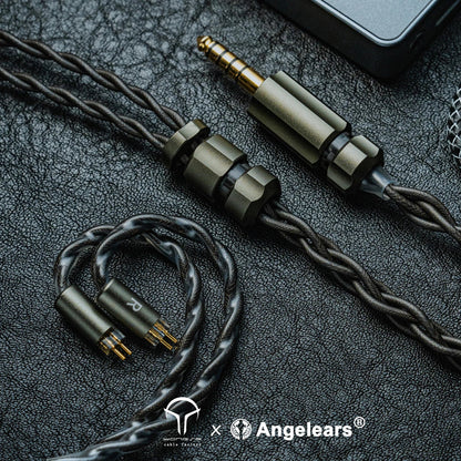 Angelears × YONGSE Fujin Flagship IEM Cable | Furukawa Silver-Gold Alloy + Palladium-Plated + OCC - The HiFi Cat