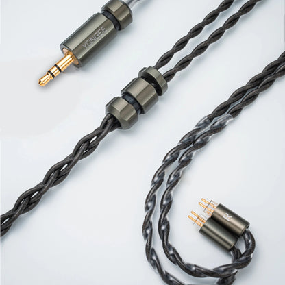Angelears × YONGSE Fujin Flagship IEM Cable | Furukawa Silver-Gold Alloy + Palladium-Plated + OCC - The HiFi Cat