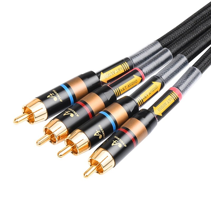 ATAUDIO HIFI RCA audio cable HiFi main core independent shielding - The HiFi Cat