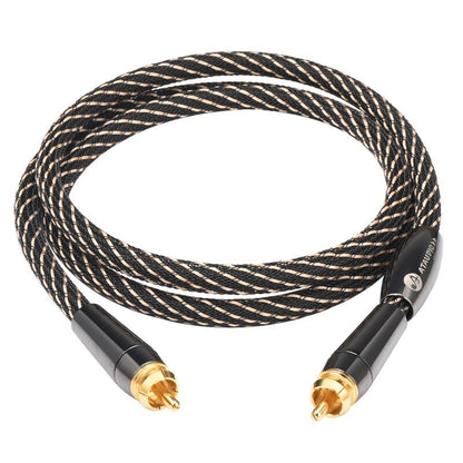 ATAUDIO HiFi RCA Coaxial Audio Cable Hi - End RCA To RCA Male - The HiFi Cat