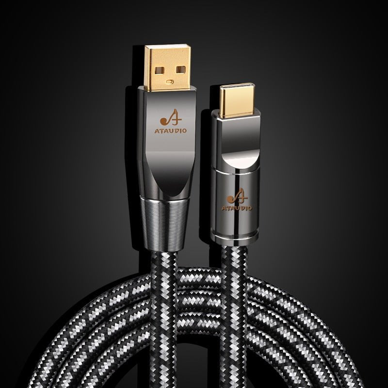 ATAUDIO HiFi USB Cable USB Type A To B Audio usb otg type B Cable - The HiFi Cat