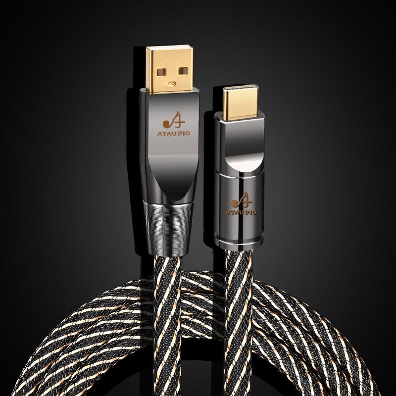 ATAUDIO HIFI USB OTG Cable USB Type A to B USB Cable - The HiFi Cat