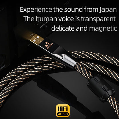 ATAUDIO HIFI USB OTG Cable USB Type A to B USB Cable - The HiFi Cat