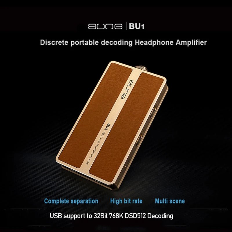 AUNE BU1 Fully Discrete Portable DAC Headphone Amplifier - The HiFi Cat