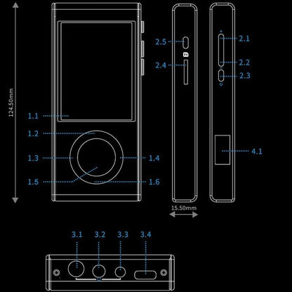 AUNE M1P HiFi MP3 Player: 32Bit/768kHz, Balanced Output, Bluetooth DAC/amp - The HiFi Cat