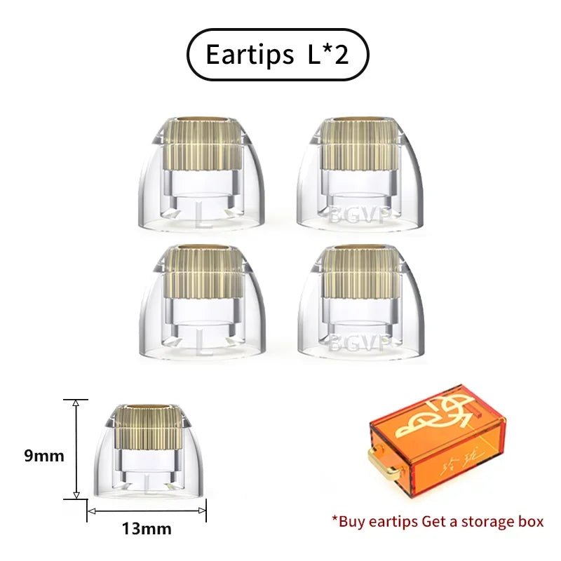 BGVP Exquisite Silicone Oxygen - Free Copper Eartips - The HiFi Cat