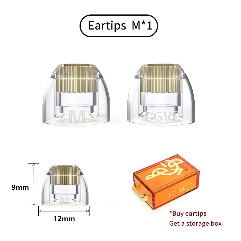 BGVP Exquisite Silicone Oxygen - Free Copper Eartips - The HiFi Cat