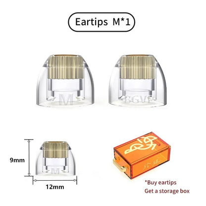 BGVP Exquisite Silicone Oxygen - Free Copper Eartips - The HiFi Cat