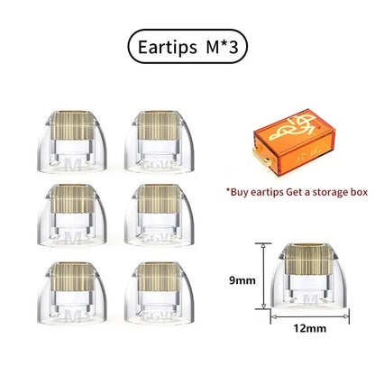 BGVP Exquisite Silicone Oxygen - Free Copper Eartips - The HiFi Cat