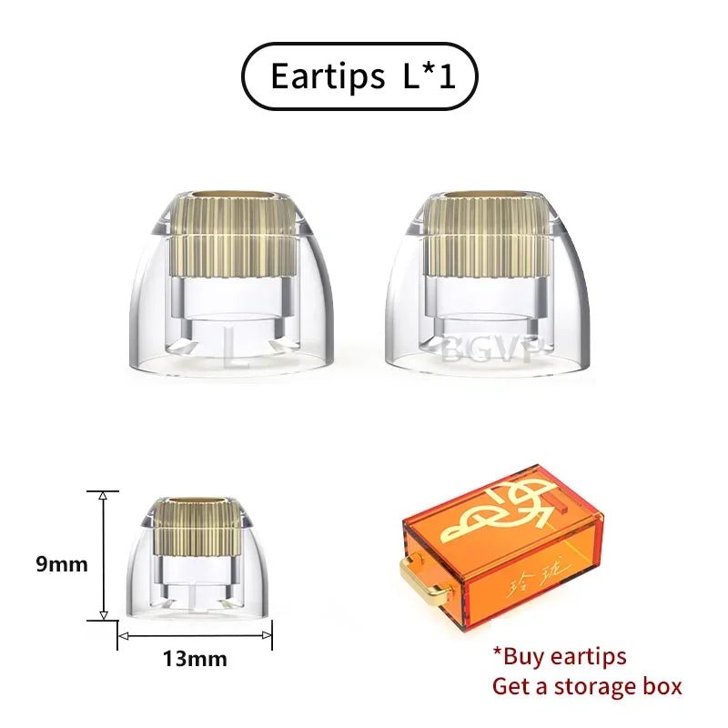 BGVP Exquisite Silicone Oxygen - Free Copper Eartips - The HiFi Cat