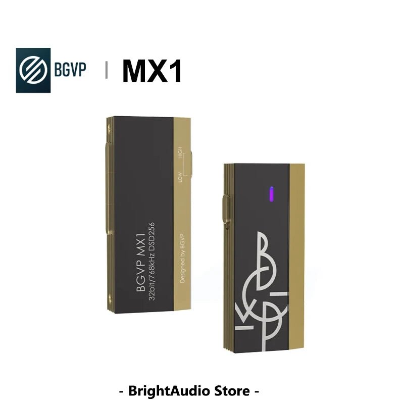 BGVP MX1 Hi - Res Portable USB DAC AMP with Dual CS43198 Chips - The HiFi Cat