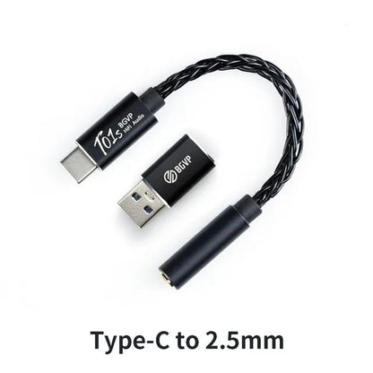 BGVP T01s Type - C to 3.5mm Audio Cable CX31993 chip USB DAC AMP Adapter - The HiFi Cat