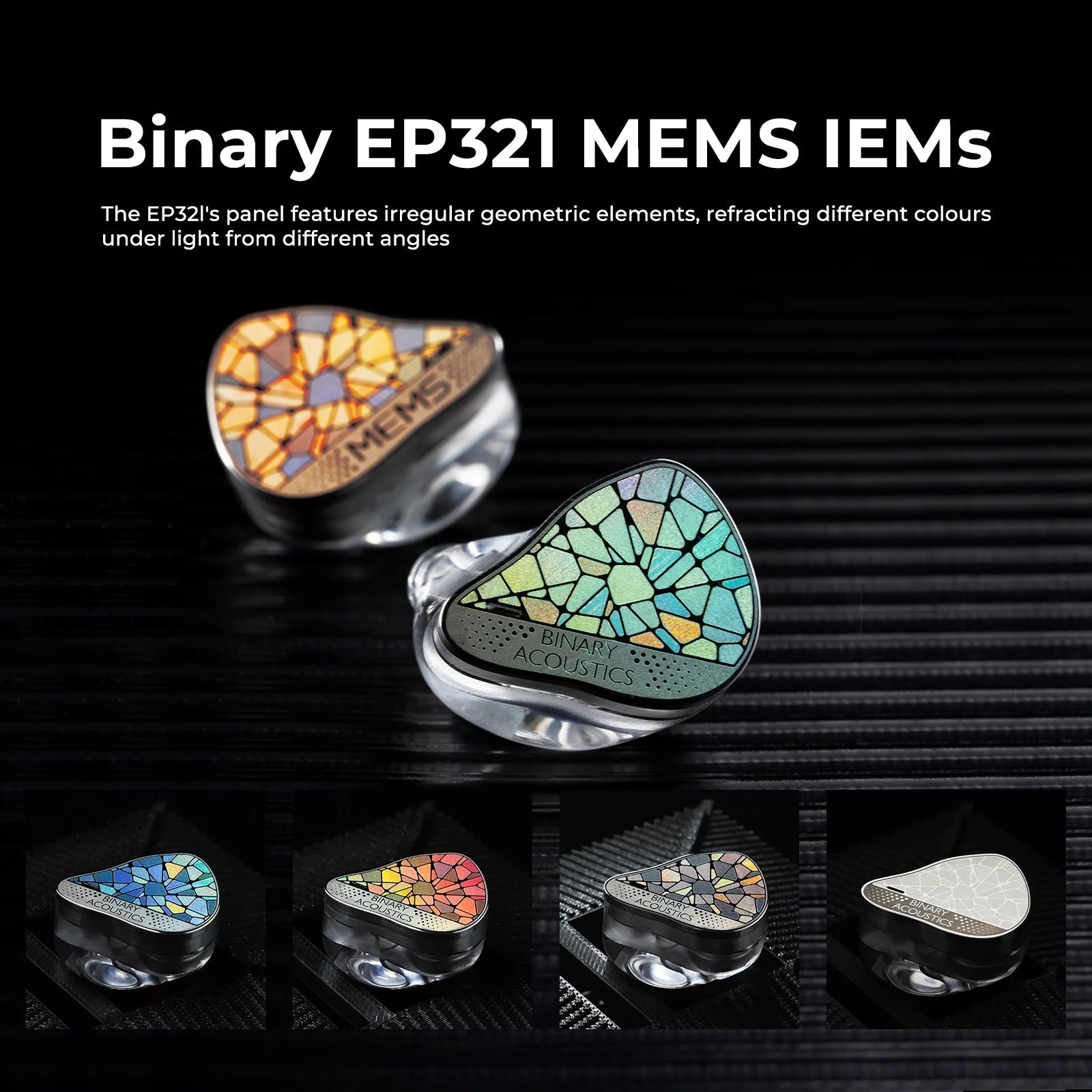Binary EP321 World's First MEMS Tribrid IEM | 2DD+3BA+MEMS Direct
