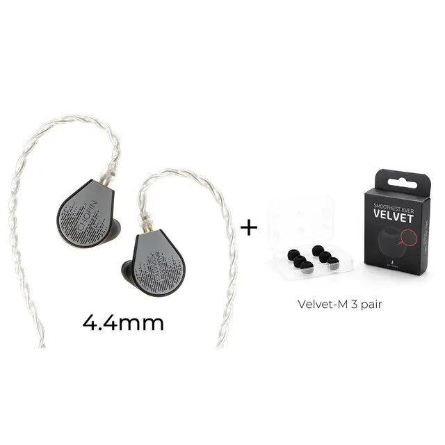 Binary × Gizaudio Chopin 1DD+3BA Hybrid in - Ear Monitors Earphones - The HiFi Cat