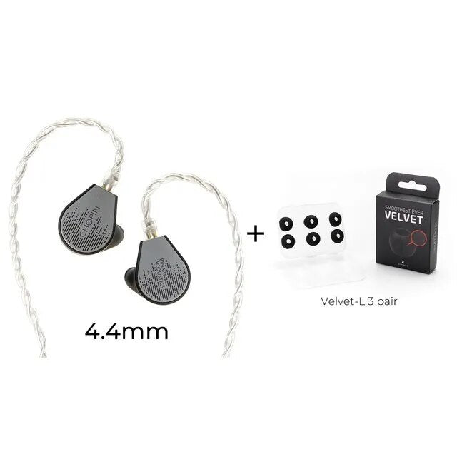 Binary × Gizaudio Chopin 1DD+3BA Hybrid in - Ear Monitors Earphones - The HiFi Cat