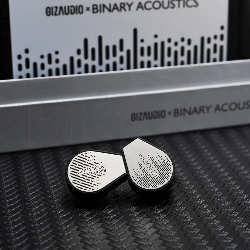 Binary × Gizaudio Chopin 1DD+3BA Hybrid in - Ear Monitors Earphones - The HiFi Cat