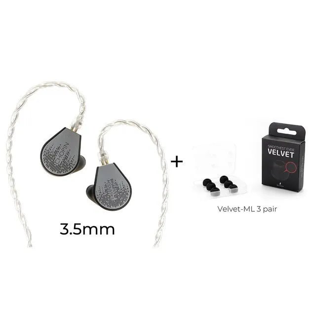 Binary × Gizaudio Chopin 1DD+3BA Hybrid in - Ear Monitors Earphones - The HiFi Cat