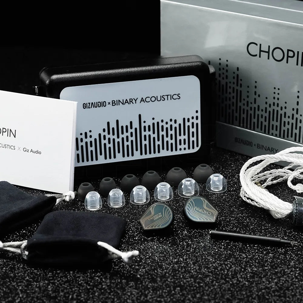 Binary × Gizaudio Chopin 2025 new Earphone 1DD+3BA Hybrid in - Ear Monitors - The HiFi Cat