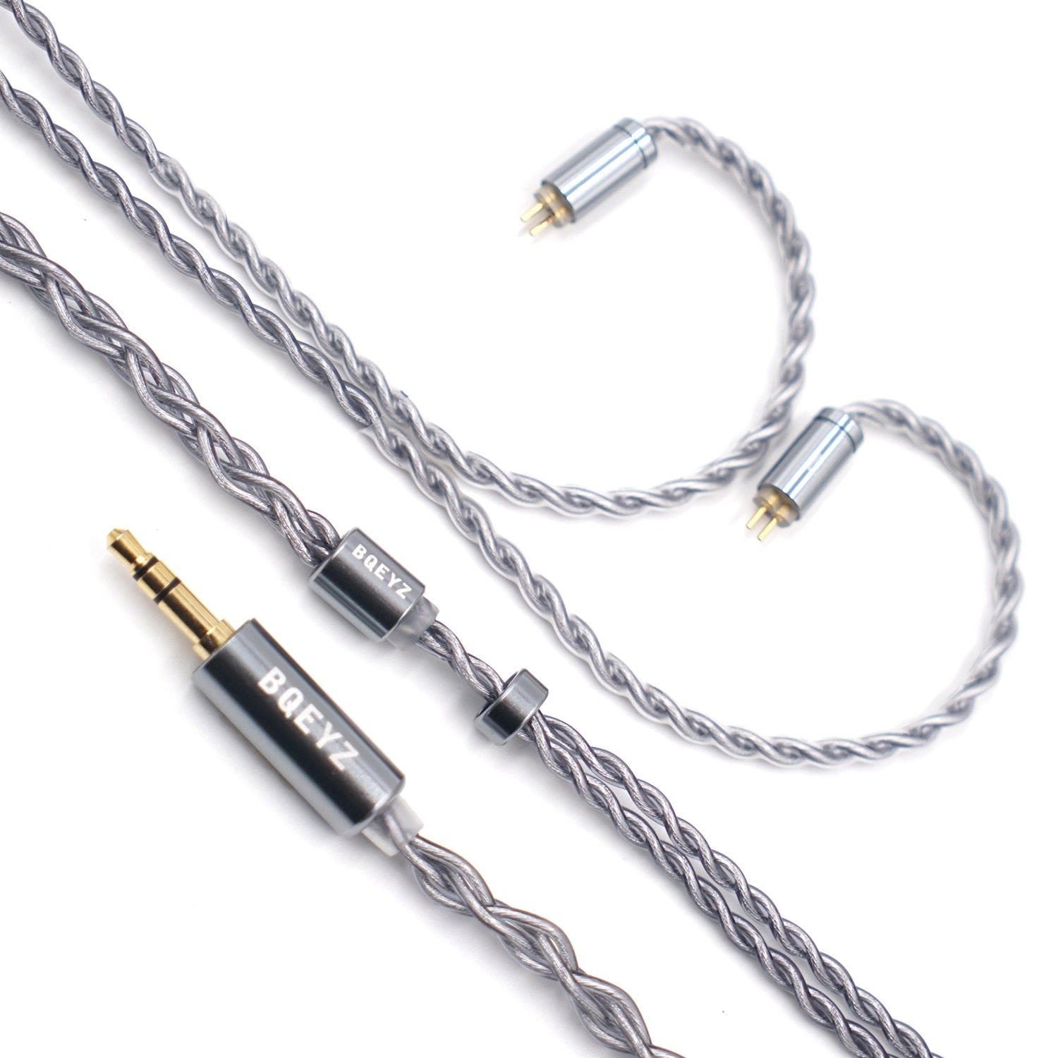 BQEYZ Winter Upgraded Cable Rime 0.78mm 2 Pin Single Crystal Copper Plated - The HiFi Cat