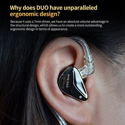 CCA DUO High - Performance In - Ear Monitor Dual - Dynamic Drivers Earbuds - The HiFi Cat